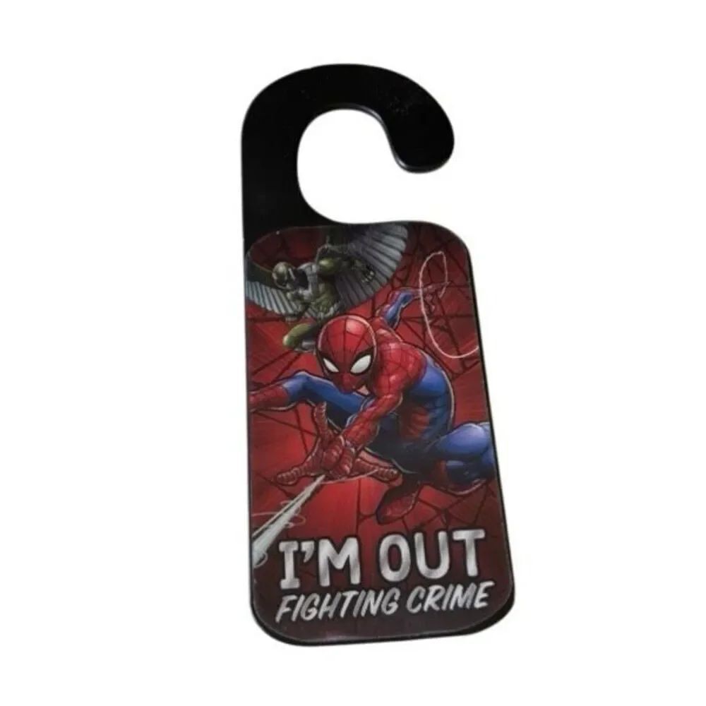 Spider-Man 3D Wooden Door Knob Hanger